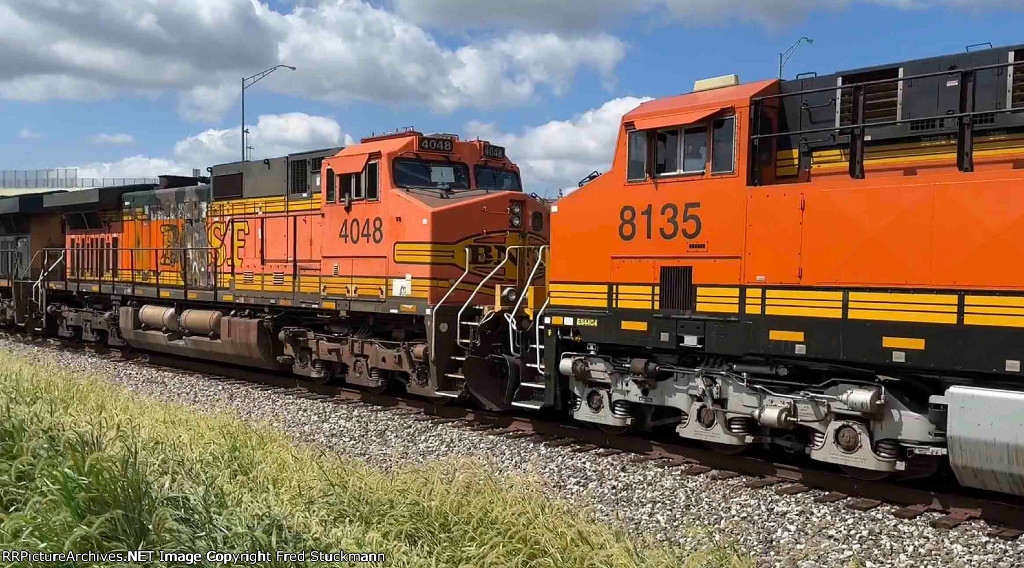 BNSF 4048 is the definition of a toaster.